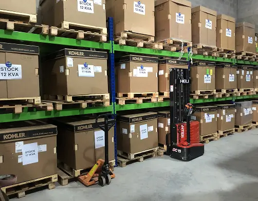 Depósito de grupos electrógenos de Ayron Energy