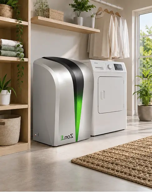 Aton Zon.E instalado en lavadero